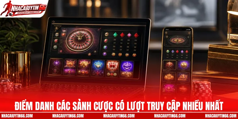 Điểm danh các sảnh cược có lượt truy cập nhiều nhất