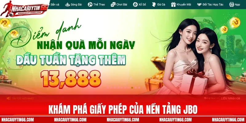Khám phá giấy phép của nền tảng JBO