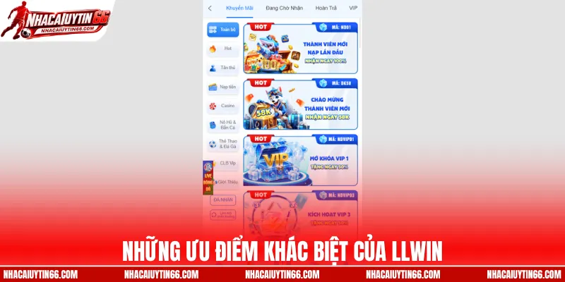 Những ưu điểm khác biệt của LLWIN