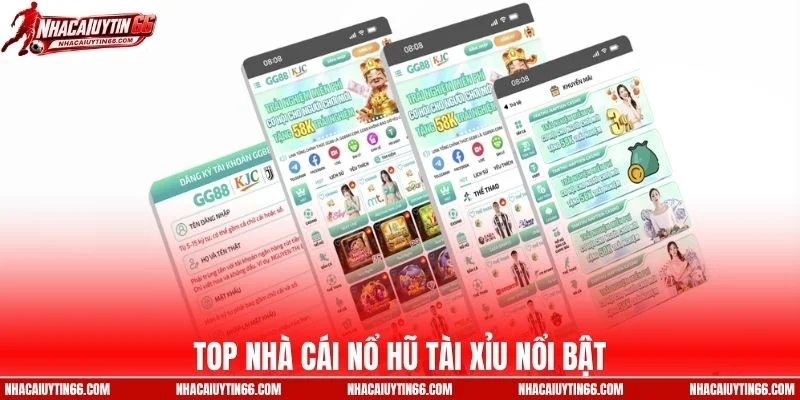 Top nhà cái nổ hũ tài xỉu nổi bật